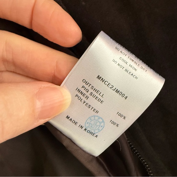 NEVER WORN Real Suede Leather Bomber Jacket - Picture 12 of 16